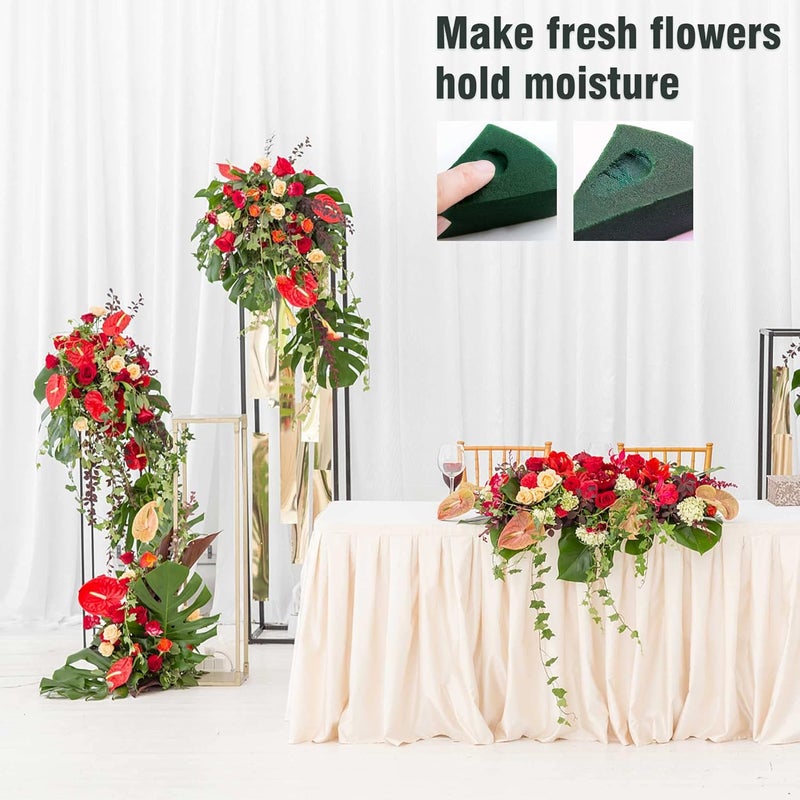 Max Shape Round Floral Foam Blocks,Large Dry Floral Foam for Artificial Flowers,Craft Project,Wedding Aisle Flowers,Arty Decoration 6 Pack (7.87'') - Image 3